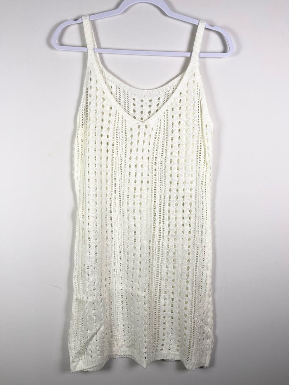 NIB Womens Swimsuit Cover-up Dress Crochet One Size Festival Beachy Boho